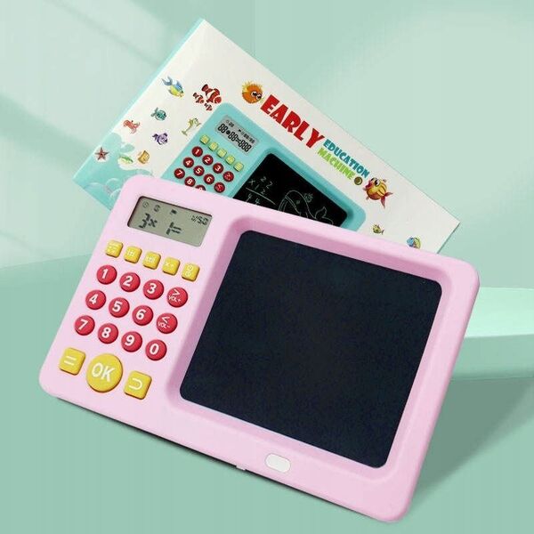 Tablet Rysunkowy Tablica LCD 5,2'' Kolorowa Deska Kreślarska + Kalkulator / Różowy