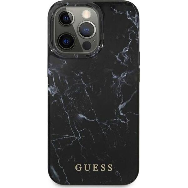 Guess Etui Guess GUHCP13LPCUMABK Apple iPhone 13 Pro czarny/black hardcase Marble