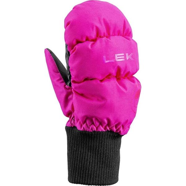 Leki LEKI GLOVES Little Eskimo Mitt Κοντό ροζ/μαύρο 5.0 13883507 4028173339396