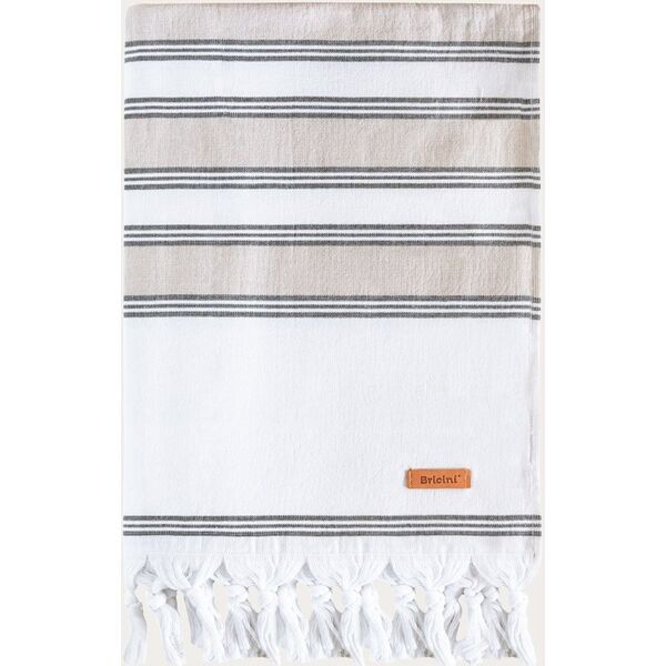 Beach towel BRICINI, 90 x 180 cm, beige, 100% cotton