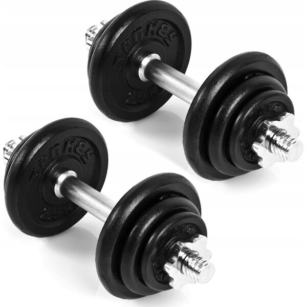 Zestaw dwóch hantli 21 kg Spokey EGIR