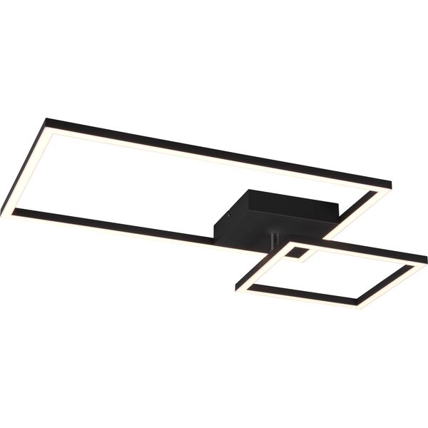 Lampa sufitowa Trio RL Nowoczesny plafon przysufitowy czarny Trio RL PADELLA R62642132