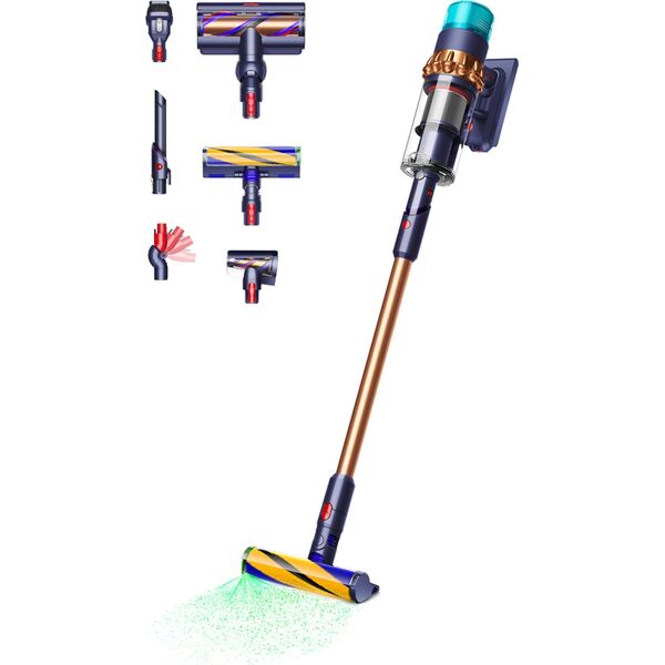 Dyson Gen5detect odkurzacz przenośny Niebieski, Miedziany Bez worka