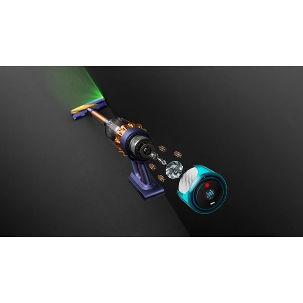 Dyson Gen5detect odkurzacz przenośny Niebieski, Miedziany Bez worka