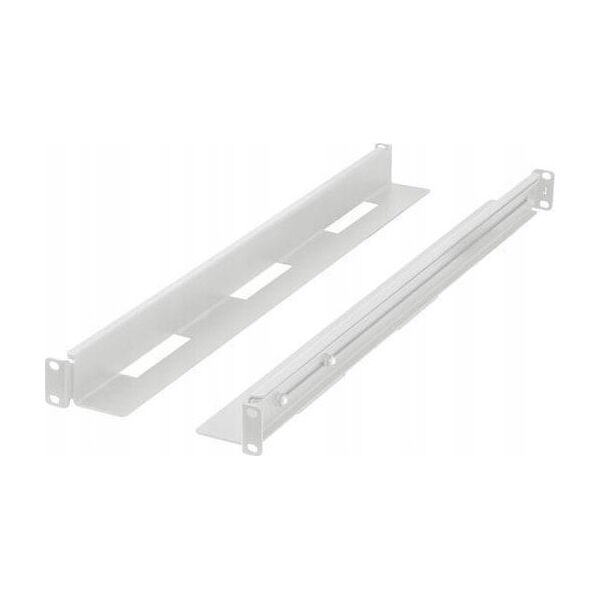 ZESTAW SZYN MONTAŻOWYCH DO SZAF RACK 19" PRZESUWNE 650-1090MM SZARY LANBERG