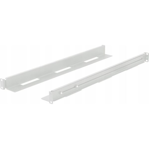 ZESTAW SZYN MONTAŻOWYCH DO SZAF RACK 19" PRZESUWNE 650-1090MM SZARY LANBERG