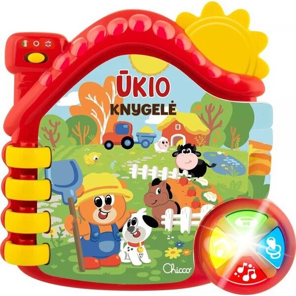 Chicco CHICCO διαδραστικό βιβλίο Farm (στη λετονική γλώσσα.) 13491416 8058664151356