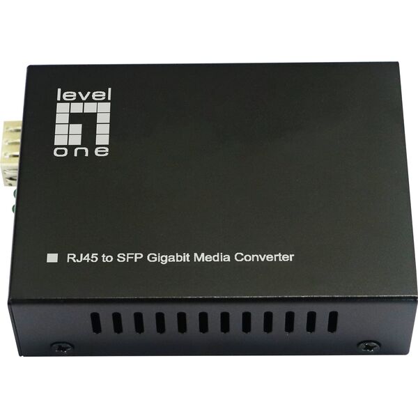Konwerter światłowodowy LevelOne LevelOne Konverter GVT-2016 10/100/1000T>RJ45 to SFP 90W  sw