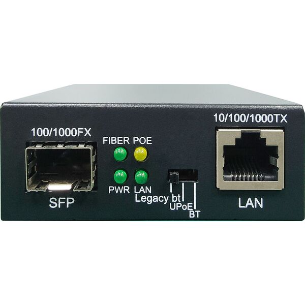 Konwerter światłowodowy LevelOne LevelOne Konverter GVT-2016 10/100/1000T>RJ45 to SFP 90W  sw
