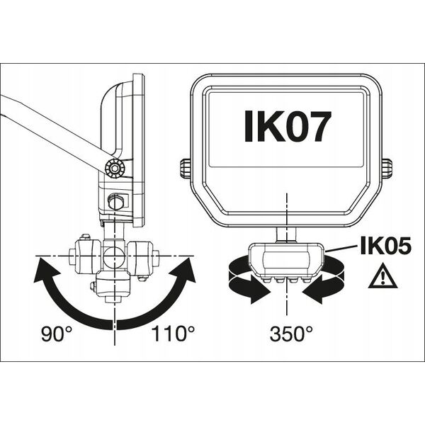FLOODLIGHT SENSOR 41W 145LM/W IP65