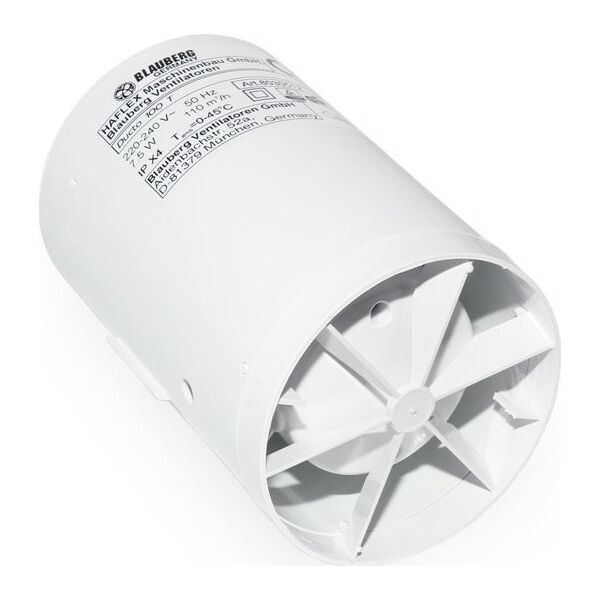 BLAUBERG Ducto 100T ductless fan, DN100, with timer