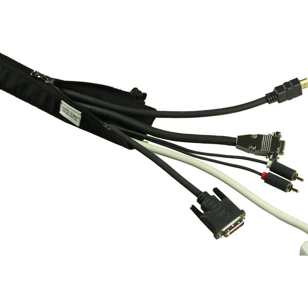VivoLink Organizer Vivolink μανίκια καλωδίων PROZIPSLEEVE2.5 Μαύρο 13458440 4260434980408