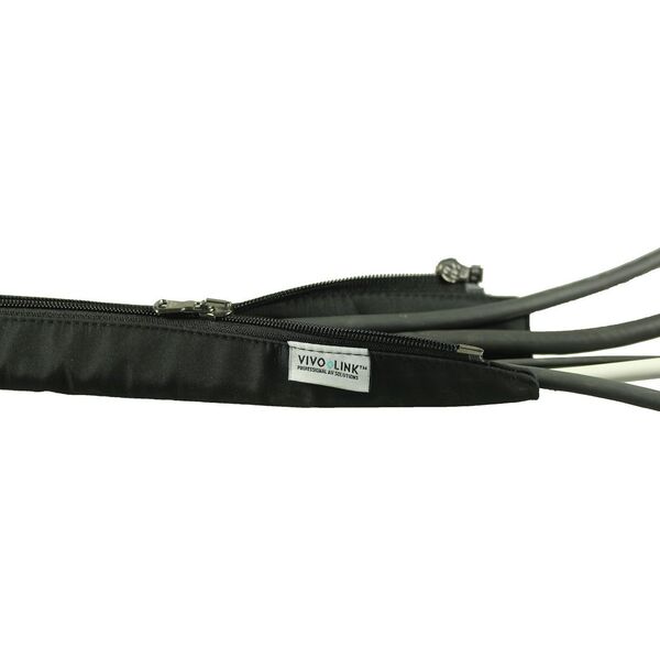 VivoLink Organizer Vivolink μανίκια καλωδίων PROZIPSLEEVE2.5 Μαύρο 13458440 4260434980408