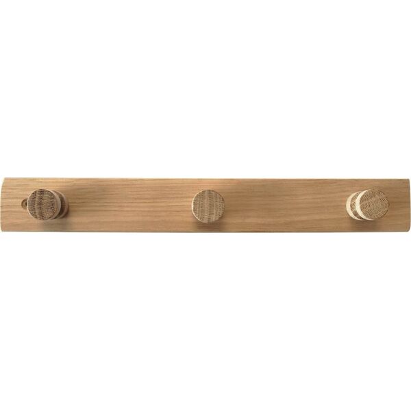 Home It Home>it® knagerække 3 knage 30×7×4 cm egetræ natur 13978501 5708614122143