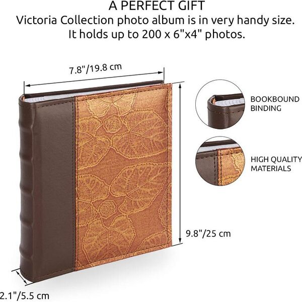 Victoria Collection Album B 10x15/200M Φύλλο, χρυσό 13991524 4741326100949