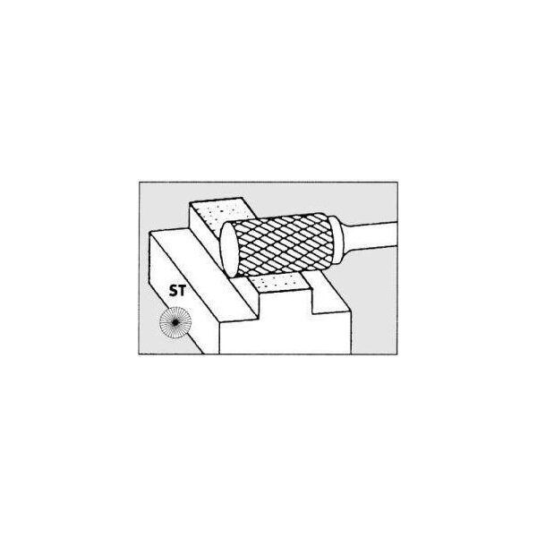 Pferd Frez trzpieniowy ze stopów twardych, cylindryczny, z uzębieniem czołowym 1020, 3 6mm 10x20mm Pferd