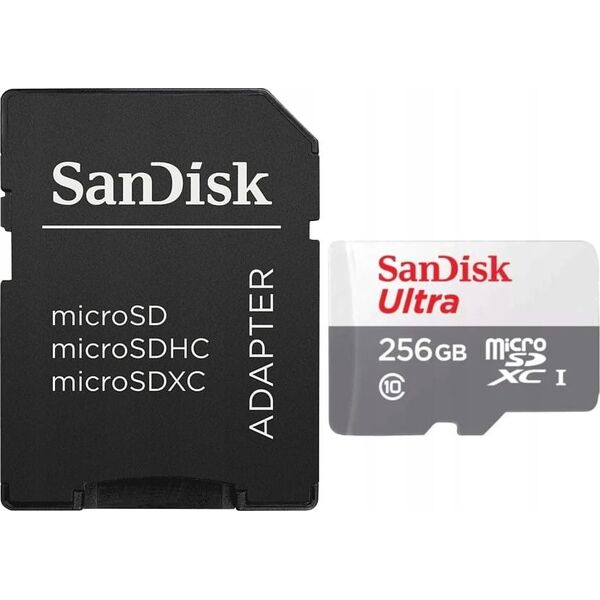 Karta SanDisk Ultra MicroSDXC 256 GB Class 10 UHS-I  (SDSQUNR-256G-GN6TA)