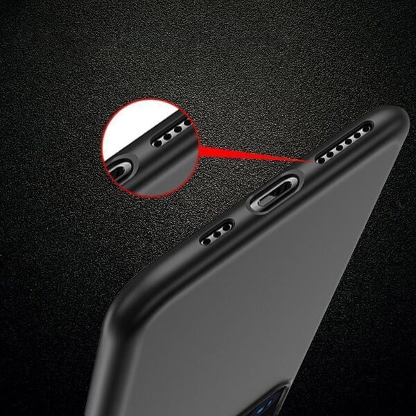 Hurtel Soft Case żelowe elastyczne etui pokrowiec do iPhone SE 2022 / SE 2020 / iPhone 8 / iPhone 7 czarny