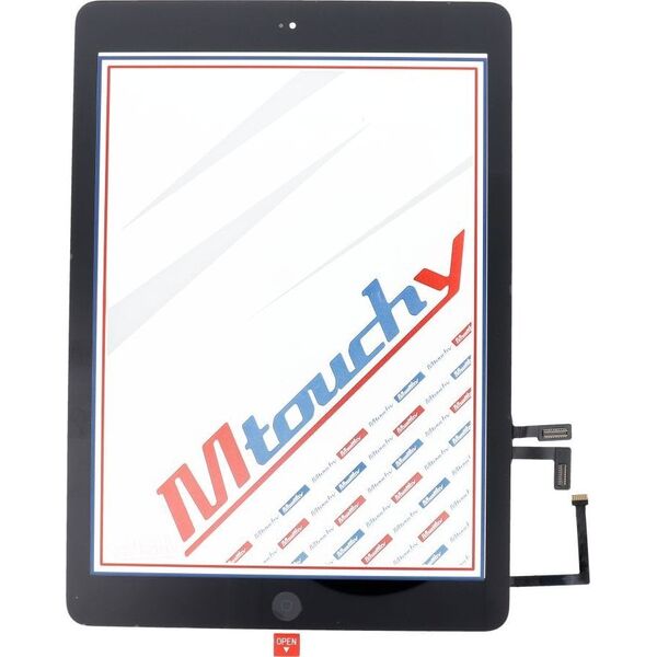 Samsung MUSTTBY οθόνη αφής + κολλητική ταινία + Home για iPad Air1 (Μαύρο) 13989997 5903396320446