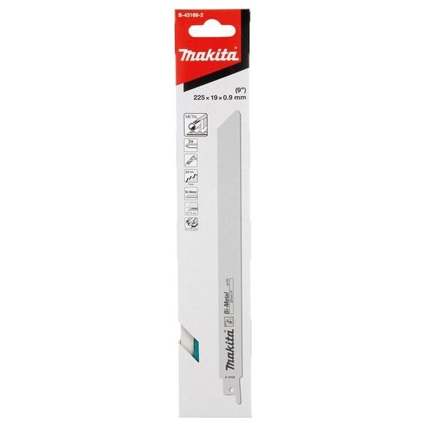 Makita MAKITA RECIMER SAW LADE BIM 225x0,9mm / 2 τεμ. ΜΕΤΑΛΛΟ (0,7-3,0 mm), ΣΩΛΗΝΕΣ (5-175 mm) 13990153 88381559836