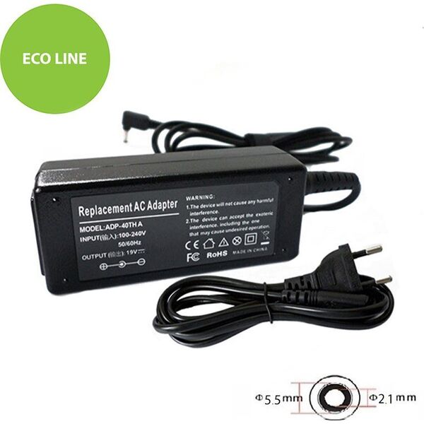 Extra Digital Extra Digital Nešiojamo komiuterio įkroviklis ACER 45W Τροφοδοτικό laptop: 19V, 2,37A 14071290 9990000720132