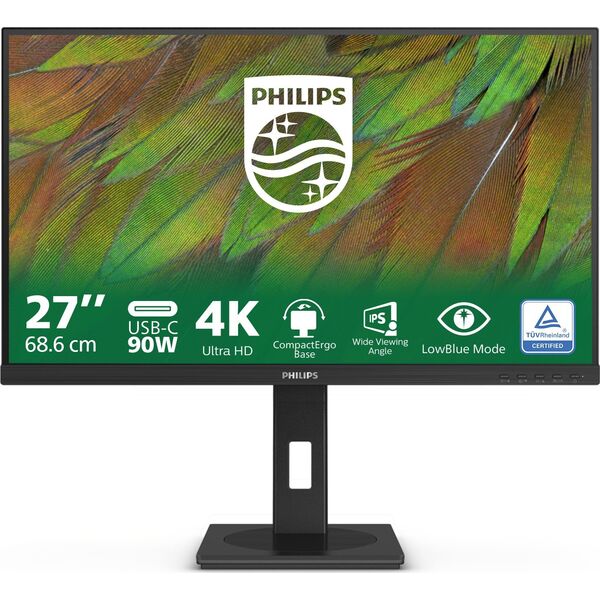 ML Monitor Philips 27" 27B1U3900/00 IPS 4K 60Hz 2xHDMI DP HUB RJ45 głośniki