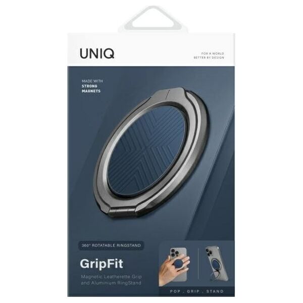 UNIQ Gripfit 360 Magnetic Mount&Kickstand Magnetic Holder blue/sapphire blue