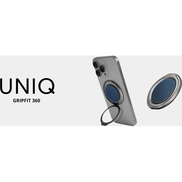 UNIQ Gripfit 360 Magnetic Mount&Kickstand Magnetic Holder blue/sapphire blue