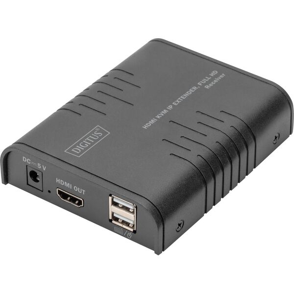 Digitus DIGITUS HDMI KVM IP Extender Δέκτης, Καλώδιο Full HD 1,2m 13435628 4016032490913
