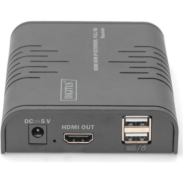 Digitus DIGITUS HDMI KVM IP Extender Δέκτης, Καλώδιο Full HD 1,2m 13435628 4016032490913