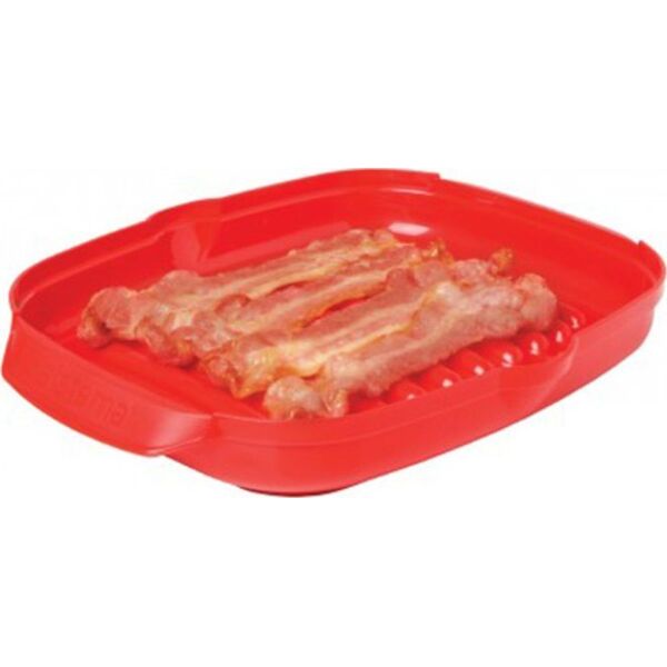 Sistema Sistema Facile Bacon, Blanc/Rouge, 28,7 x 21,9 x 7 cm 13939289 9414202011435