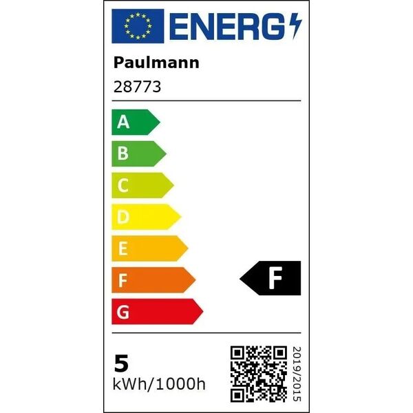 Paulmann Źródło LED G95 Fantastic Colors 5W 470lm E27 Ściemnialne 2700K 230V