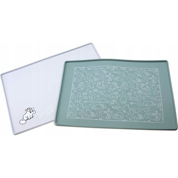 Sourcing CAT MAT FOR BOWL L 40X30X1CM GREEN