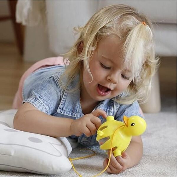 Σετ χάντρες Trefl LALABOOM Pull Along Duck, 10 τεμ., BL330 13765419 4897067861820