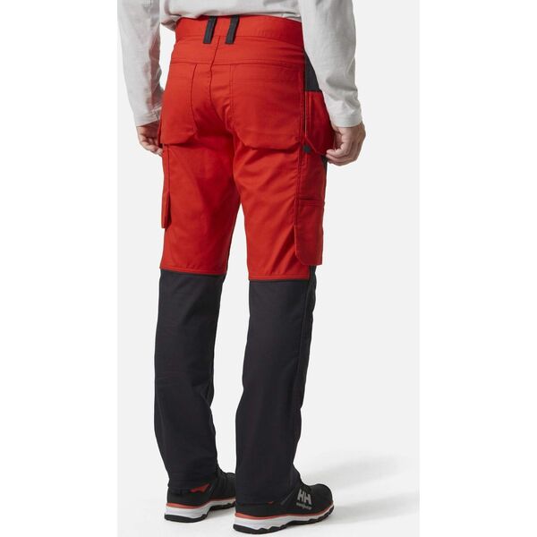 Παντελόνι Helly Hansen Παντελόνι εργασίας HELLY HANSEN Manchester, κόκκινο C60 13768145 7040058044857
