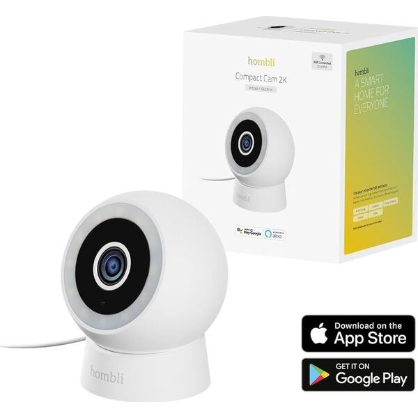 Κάμερα IP Avanca International BV Hombli smarte κάμερα εξωτερικού χώρου, Compact Cam 2K, weiß 13887877 8721022290249