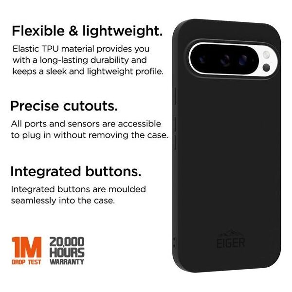 Eiger Eiger Grip Case Google Pixel 9/9 Pro μαύρη 13920535 5055821775786