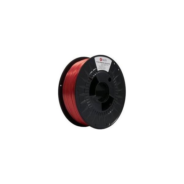 C-Tech C-TECH Tisková κορδόνι (νήμα) PREMIUM LINE, Silk PLA, ανατολίτικο κόκκινο, RAL3031, 1,75mm, 1kg 13671293 8594125014506