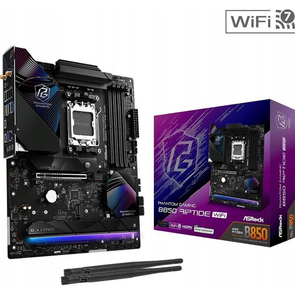 Płyta główna B850 Phantom Gaming Riptide WiFi AM5 4DDR5 ATX