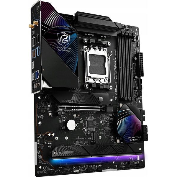 Płyta główna B850 Phantom Gaming Riptide WiFi AM5 4DDR5 ATX