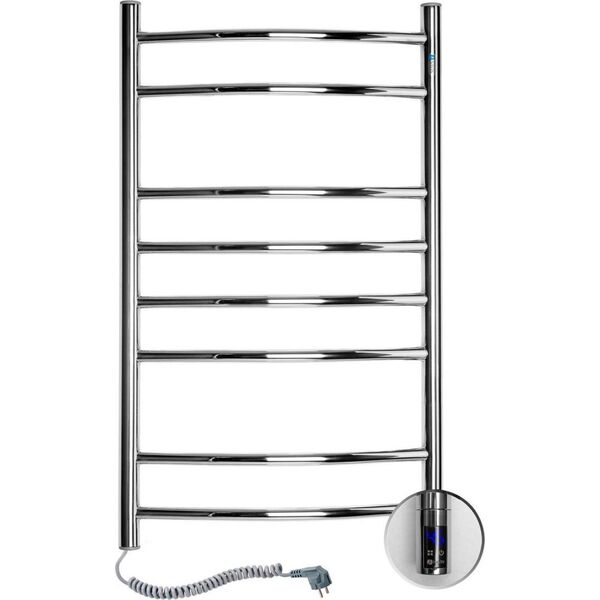 Navin Ηλεκτρικό στεγνωτήριο πετσετών Navin Kamelia 480*800 καλοριφέρ μπάνιου Αισθητήρας με χρονοδιακόπτη αριστερά από ανοξείδωτο ατσάλι 10-007133-4880 13564227 1000713348801