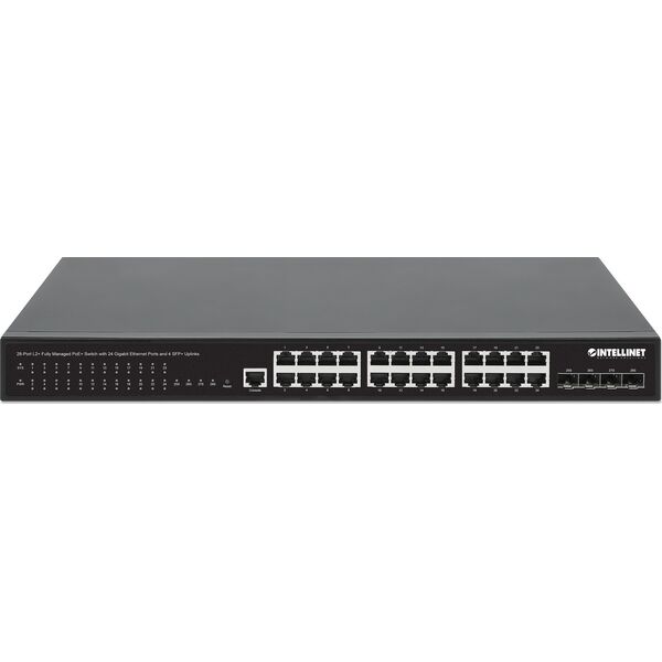 Switch Intellinet Network Solutions INTELLINET 28-P PoE+ Managed Switch 4x10GbE 450W