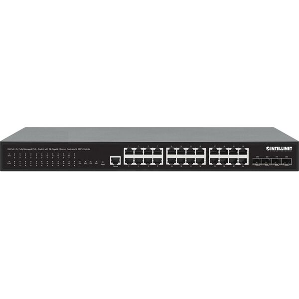 Switch Intellinet Network Solutions INTELLINET 28-P PoE+ Managed Switch 4x10GbE 450W