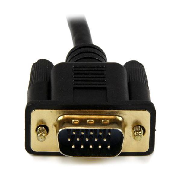 Kabel StarTech HDMI - D-Sub (VGA) + micro USB 3m czarny (HD2VGAMM10)
