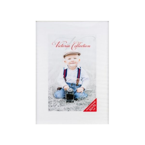 Κορνίζα φωτογραφιών Victoria Collection Cubo 50x70, λευκό (VF2274) 13991766 4741326214271