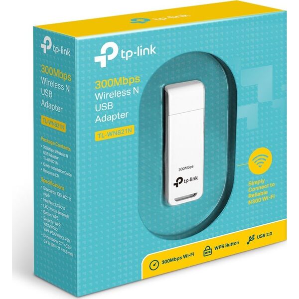 TP-Link WRL ADAPTERIS 300MBPS USB/TL-WN821N TP-LINK