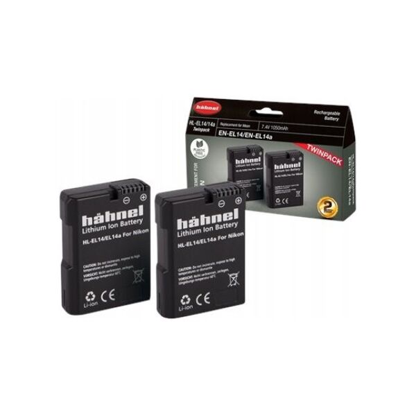 Akumulator Hahnel Hähnel Battery Nikon HL-EL14 / 14a Twin Pack