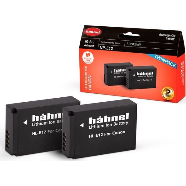 Akumulator Hahnel Hähnel Battery Canon HL-E12 Twin Pack