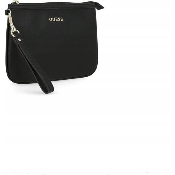 Guess Guess, Vanille, Synthetic Leather, Bag, Toiletry, Black, For Women, 25 x 19 x 2 cm For Women
