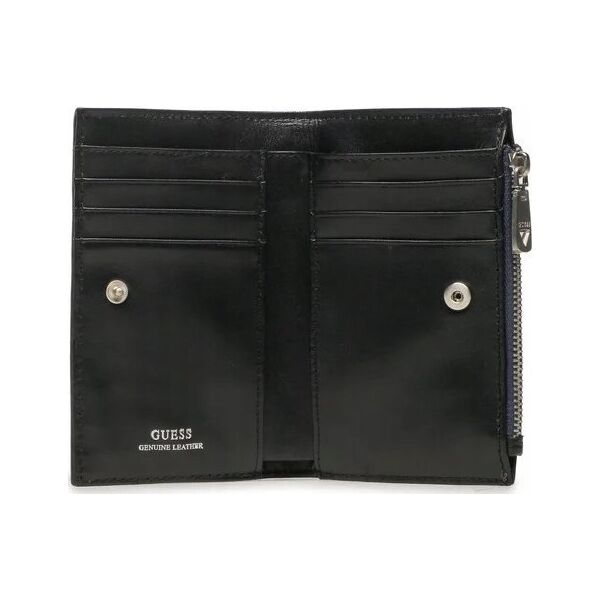Guess Guess, Vezzola, Synthetic Leather, Wallet, SMEVZLLEA78, Black, For Men For Men